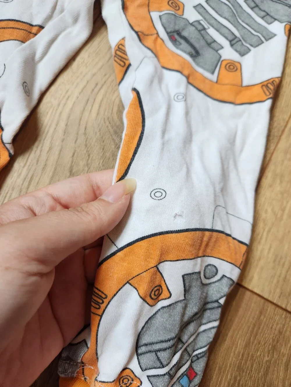 Boys Disney Store Footless Star Wars pjs